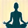 Icono: Persona meditando para gestión de estrés